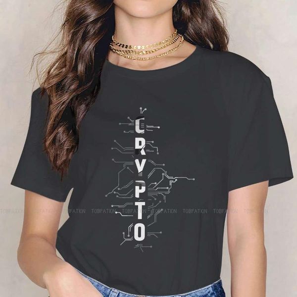 

women's t-shirt blockchain crypto cryptocurrency miners girls t shirt digital female harajuku kawaii teesÂ ladies 4xl cotton tshirt, White