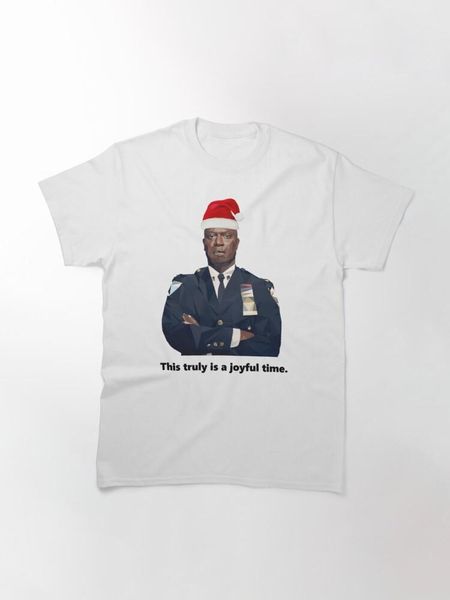 

men's t-shirts capt holt is having a joyful holiday season clown t shirt men/women printed terror fashion, White;black
