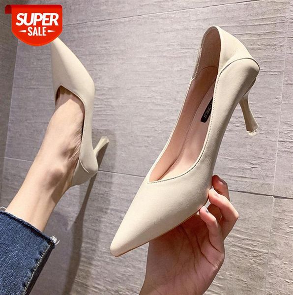 

sandals women's stiletto heel huidong shoes pointed toe fairy style single high-heeled 8615-ry32 #g06g, Black