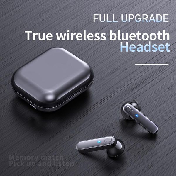 

true wireless earphone headphone stereo headset sport earbuds microphone with charging box for smartphone cell phone earphones
