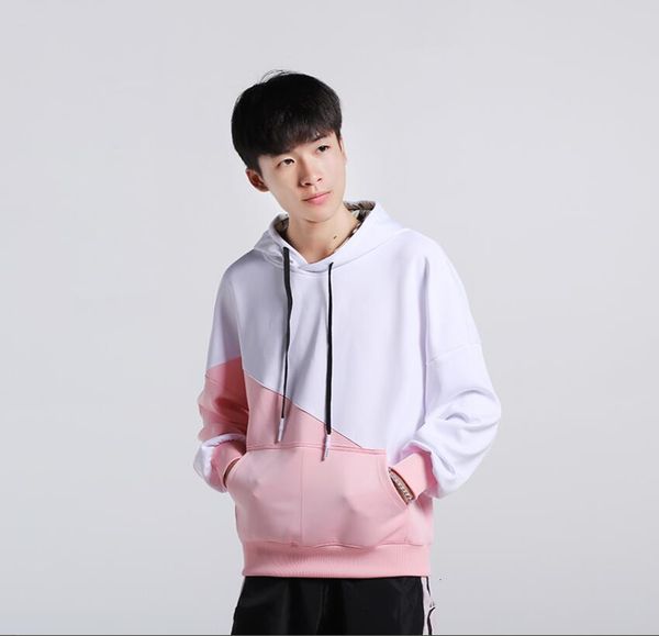 

men's & autumn hoodie for men hip hop long sleeve hooded mens designer hoodies loose casual sweatshirts asian size, Black