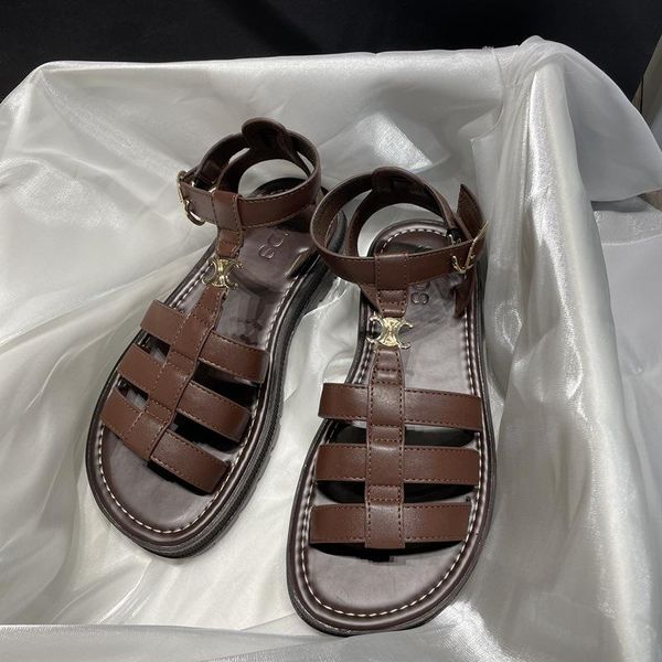 

summer women beach sandals woman shoes platform flats ladies black gladiator female brand zapatos de mujer