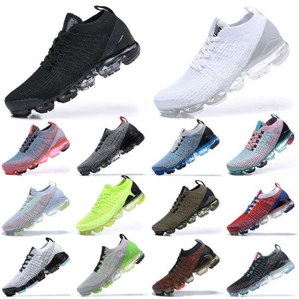 

2021 arrival fk running shoes tn plus triple black all white electric green grey crimson fly knit 3.0 breathable trainers sneakers