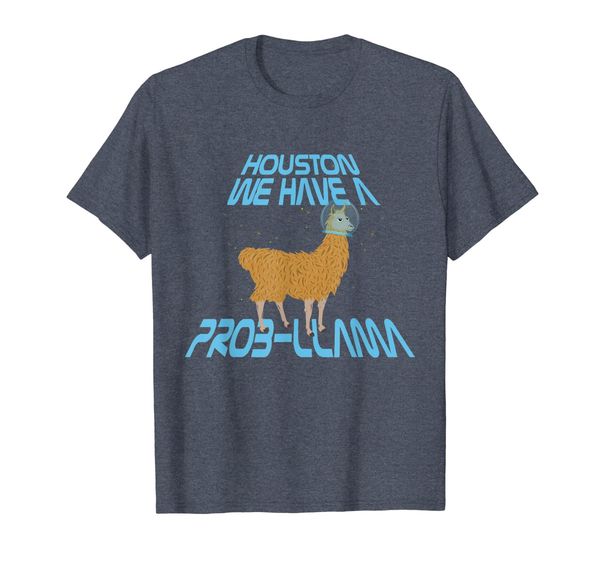 

Houston We Have a Prob-Llama T-Shirt Funny Space Pun Tee, Mainly pictures