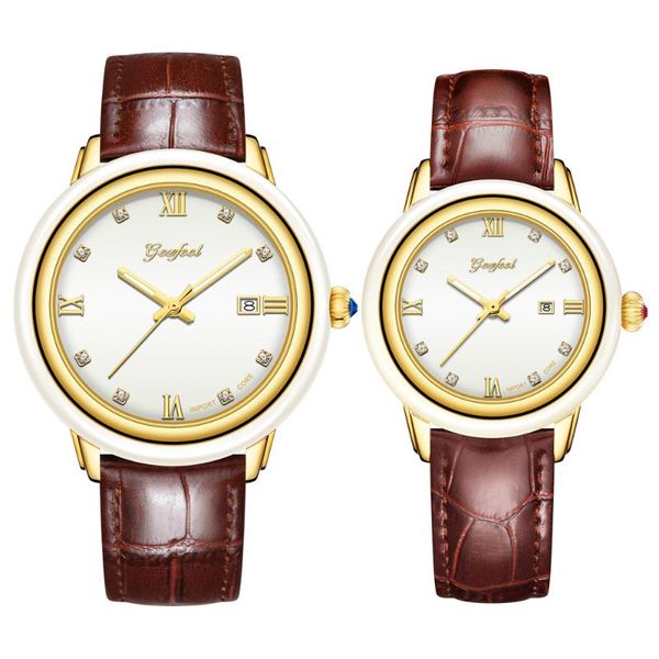 

automatic mechanical jade women watches fashion creative couple wristwatch natural 100% business man wristwatches, Slivery;brown