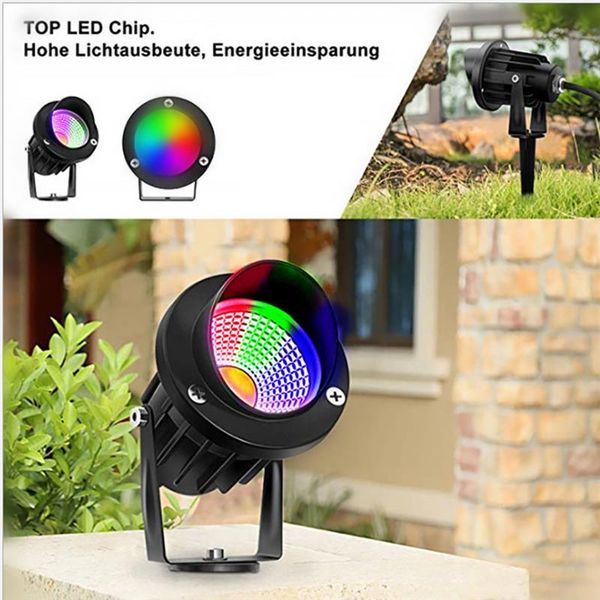 

waterproof outdoor garden lawn lamps 12w led landscape light ip65 spot lighting for