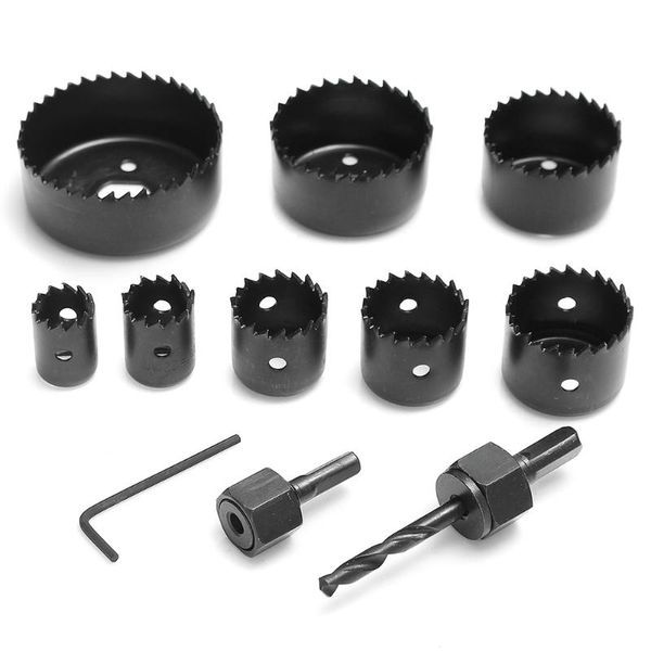 

professional hand tool sets 11/16pcs gypsum board drill hole opener carbon steel woodworking punch wood thin plate/alloy cutter