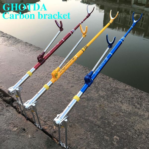 

fishing equipment rods holder folding stainless steel hand rod use 1.8m 2.1m 2.4m boat