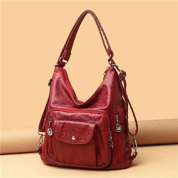 

evening bags vintage women bag fashion brand women's leather messenger designer shoulder handbag large purse