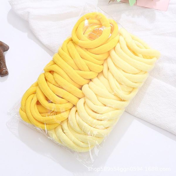 

hair accessories girls solid color big rubber band ponytail holder gum headwear elastic bands korean girl ornaments, Slivery;white