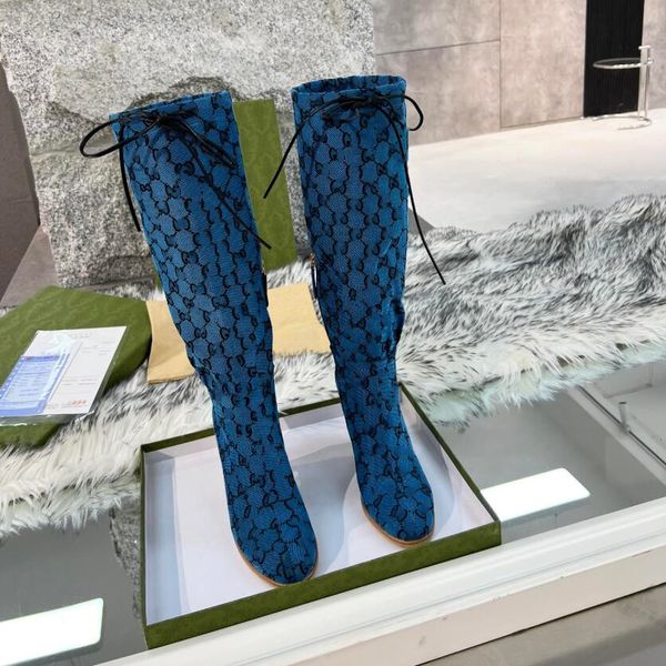 

fashion color matching round head women long boots female casual wild non slip leather women boots cowboy shoe size35-43 3323, Black