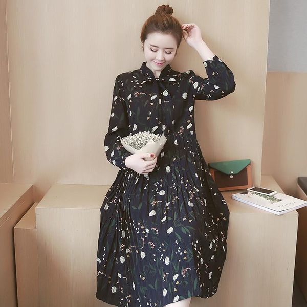 

casual dresses chiffon 2021 beach dress floral womens spring plus size women clothing summer vestidos mujer fyy226, Black;gray