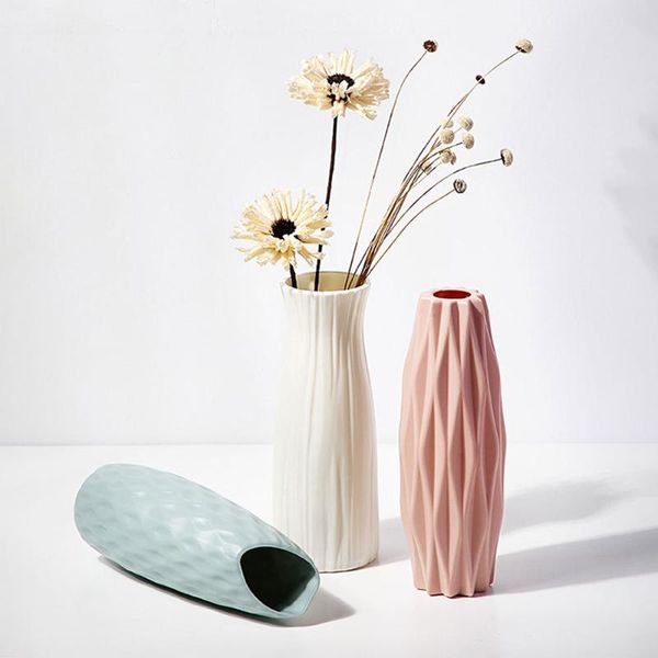 

vases pp shatter-proof plastic vase flower flowerpot nordic beautiful deskanti fall
