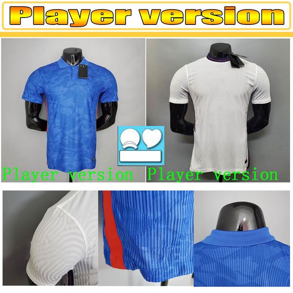 

player version kane sterling soccer jerseys 2021 22 chilwell mount calvert-lewin watkins pre-match training football shirts, Black;yellow