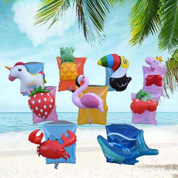

swimming sleeve flamingo arm circle crab children / auxiliary swimming, Blue
