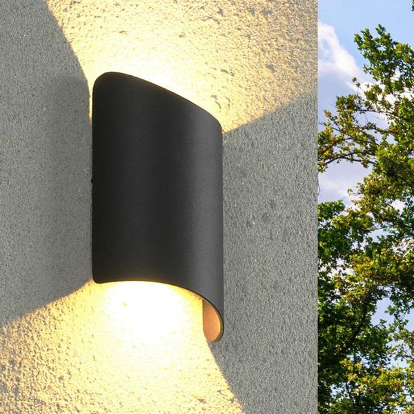 

thrisdar 10w creative art outdoor led porch wall light up down waterproof villa balcony courtyard exterior lamps