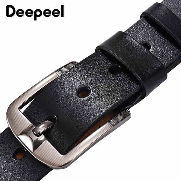 

belts deepeel 1pc 3.5cm*110-125cm men's leather pin buckle belt luxury fashion harajuku casual vintage men waistband yk695, Black;brown