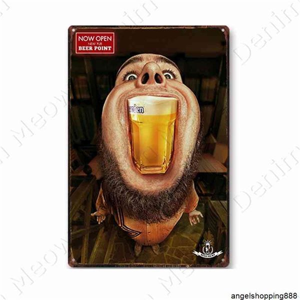

original belgian wheat beer vintage metal tin sign bar room garden decorations gaarden is open wall poster farmhouse plaque n406