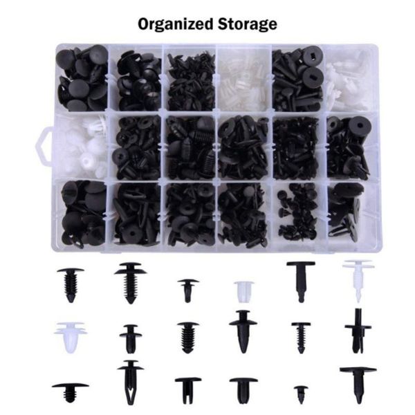 

other vehicle tools 415pcs 18 size for all trim clip car retainer panel bumper fastener kit set