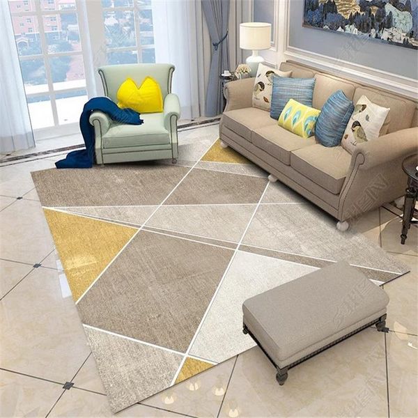 

carpets modern abstract 3d geometric carpet simple living room coffee table mat bedroom non-slip bedside rug hanging basket chair