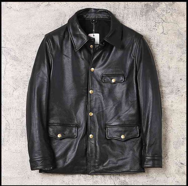 

classic men's leather et, casual large coat, wholale, yr, delivery, Black