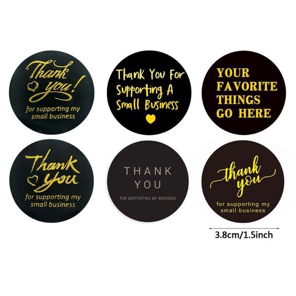 

gift wrap 500pcs round diy handmade thank you stickers package seal labels wedding decor