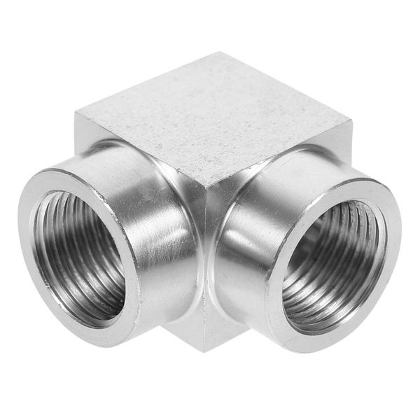 

watering equipments 1pc 1/2 stainless steel 90 degree elbow fitting rustproof pipe (silver)