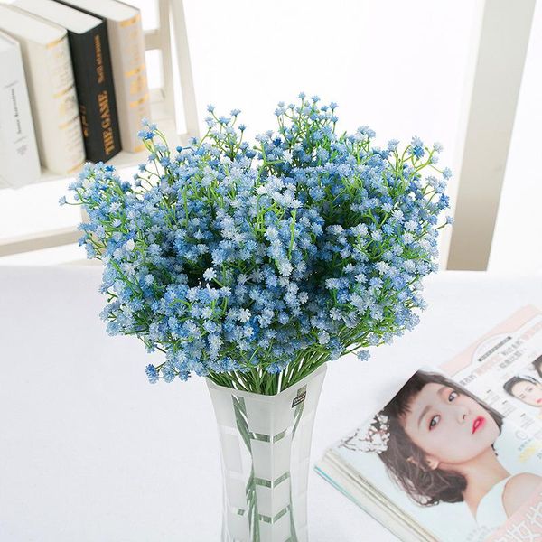 

decorative flowers & wreaths fake artificial gypsophila babies breath 3 brunch 27 head home wedding decoration plastic festival decor fall d