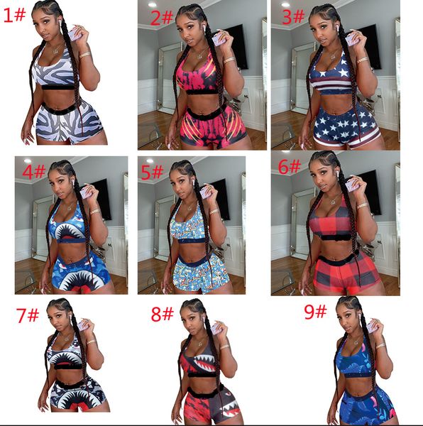 

women fitness tracksuits printing personalized bra long pants two piece outfits summer leisure suit various platform styles custom logo, Gray
