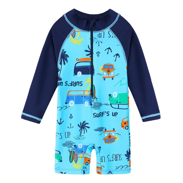 Baohulu One-Piece Surfing Beach UV UPF50 + защита Купальника Спортивный купальник Baby Boys Детские купальники