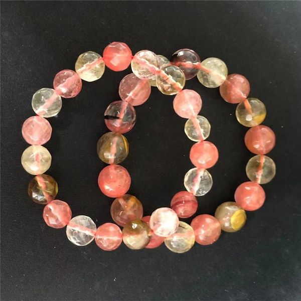 

beaded, strands fashion watermelon red crystal bracelets for women single circle bracelet jewelry romantic casual yoga, Black