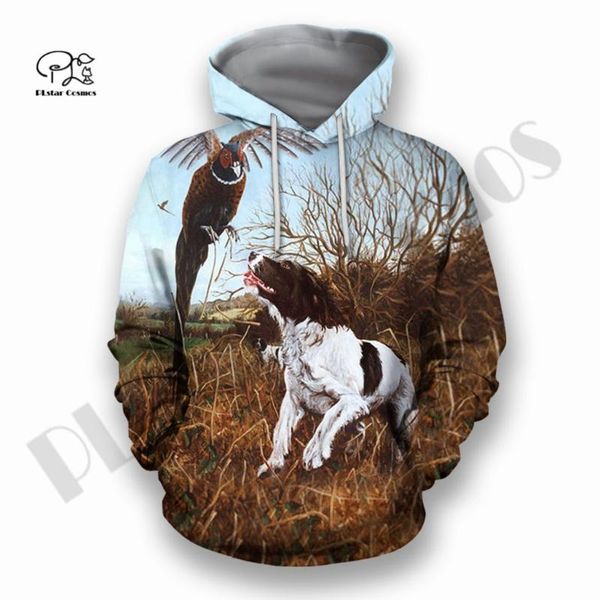 

men's hoodies & sweatshirts plstar cosmos 3dprint est pheasant hunting art harajuku premium streetwear funny unique awsome casual hoodi, Black