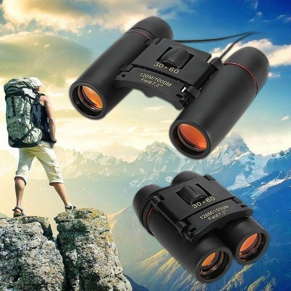 

telescope & binoculars portable mini 30x60 day and night camping travel vision spotting scope 126m/1000m optical