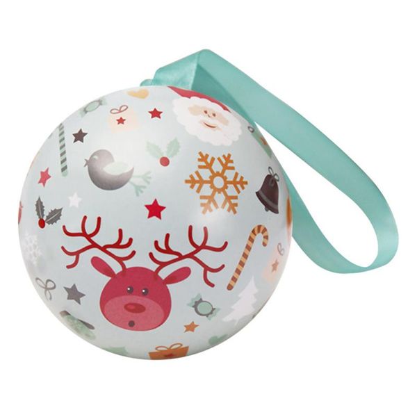 

christmas decorations storage non toxic with ribbon tree hanging party accessories fairy ball printing delicate gift candy box durable