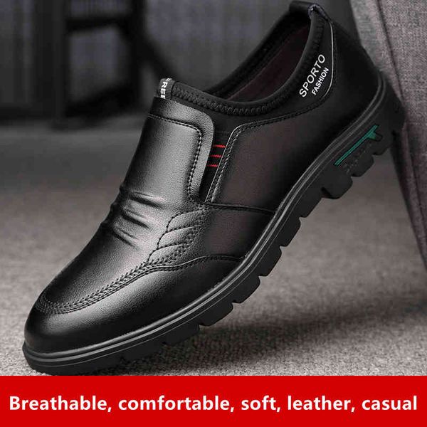 

dress shoes casual men's shoes, comfortable, breathable, non slip, driving, spring and autumn, in 99pw, Black