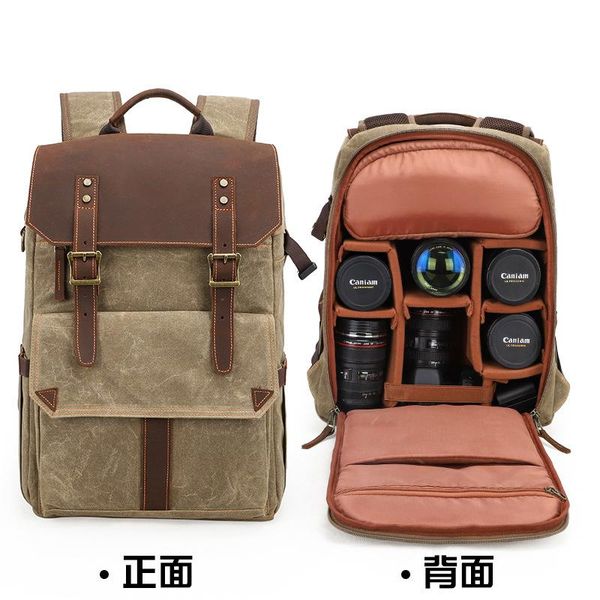 

backpack multi-functional canvas camera video digital dslr bag waterproof outdoor po case for