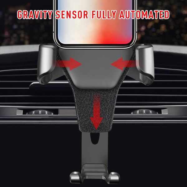 

universal car phone holder in air vent mount stand mobile for 11 6 6s plus gravity smartphone cell mounts & holders