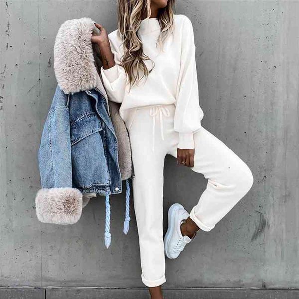

winter tracksuit two pieces sets y2k pullover sweatshirt and sweatpants sets female sportswear jogging femme sweat suits women, Gray