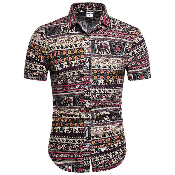 

men's shirt short floral men's half sleeve shirt tc12, White;black