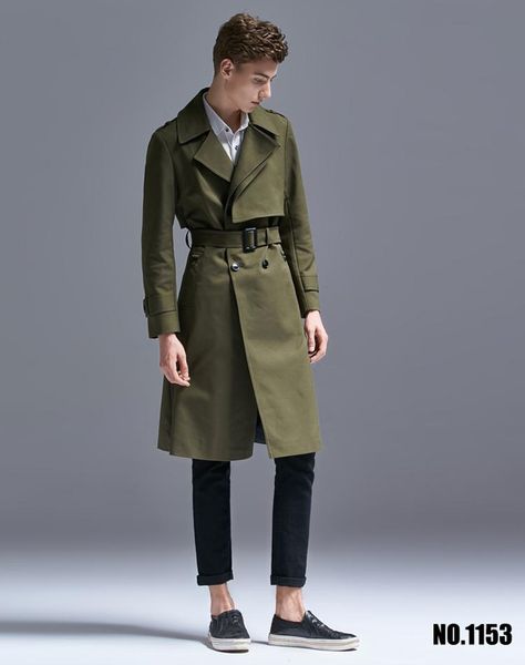 

men's wool & blends zk446 fashion coats jackets 2021 runway luxury european design party style clothing, Black