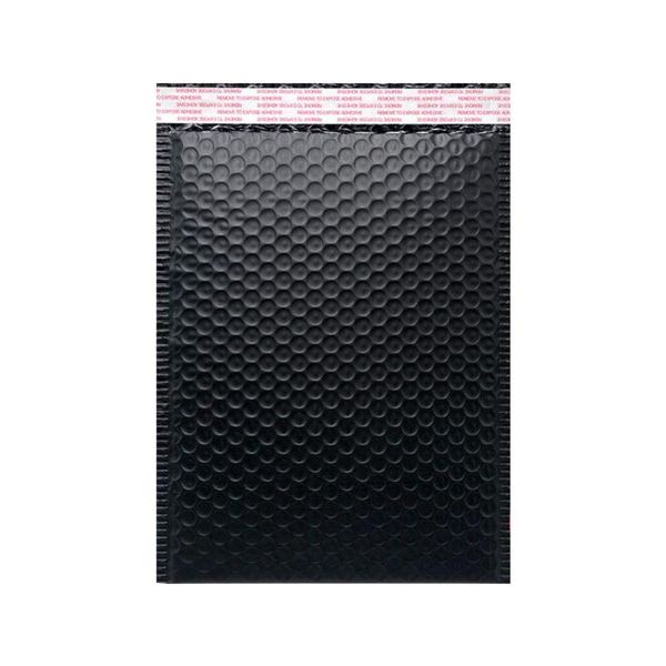 

storage bags 50pcs black poly bubble mailer mailers padded envelopes for gift packaging lined self seal packing bag #40