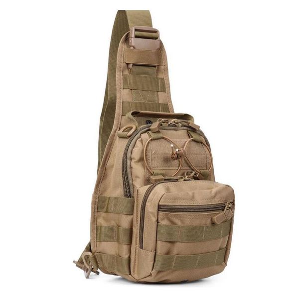

outdoor nylon bag tactical men women sport molle saddle single shoulder hiking climbing bags