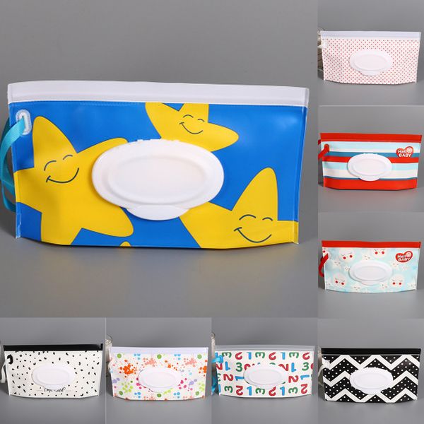 

handsome of the printed animated drawings home tissue box clean eco-friendly wet wipe box clamshell belt snap container in case 1pc