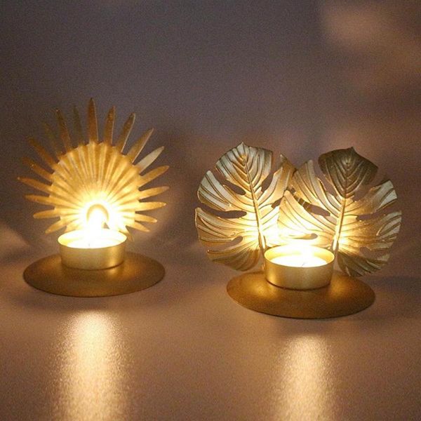 

other festive & party supplies leaf-shape candle holder tealight table centerpiece