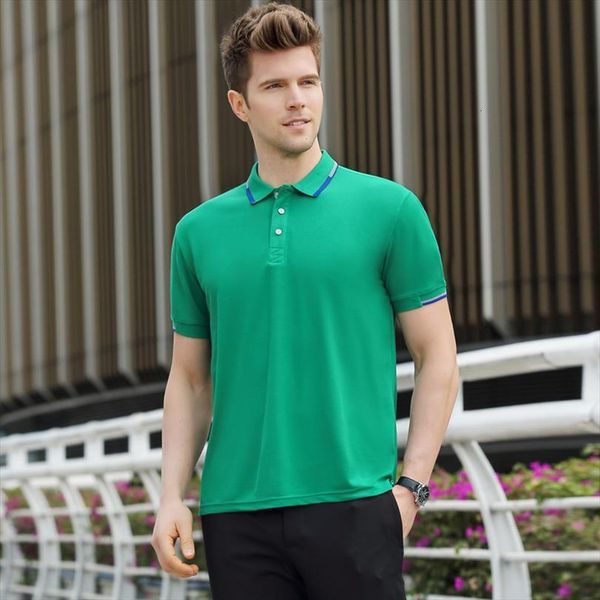 

summer shirt short sleeve casual men polo england style pure color business breathable soft jerseys camisa social masculina top, White;black