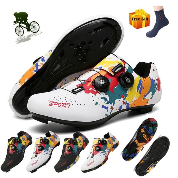 

cycling shoes men sneakers sapatilha ciclismo mtb sport professional road bicycle mountain bike footwear, Black