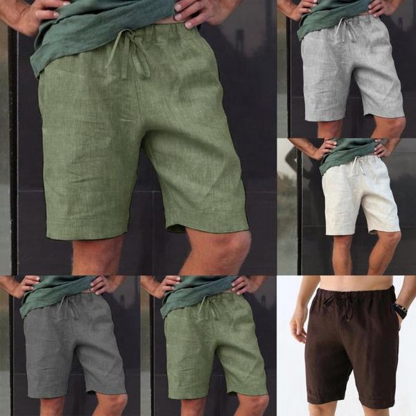 

men's shorts sweat pants men comfortable thin solid color drawstring, White;black