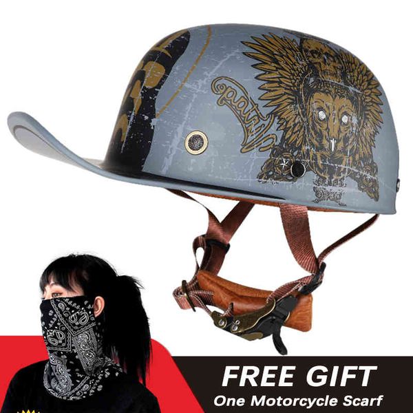 

black open face half helmet moto vintage motorcycle motorbike retro riding crash scooter cruiser chopper