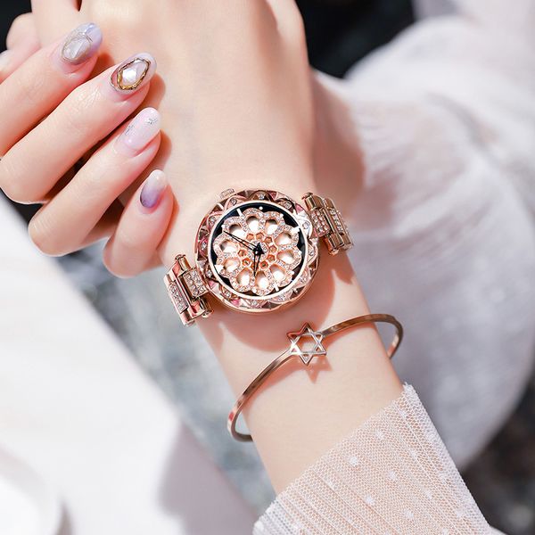

every dog has his day, watches, tiktok, two kinds of female net, red diamond, diamond watch., Slivery;brown