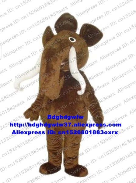 

mascot costumes brown elephant elephish mascot costume cartoon character outfit suit opening reception company kick-off zx2958, Red;yellow
